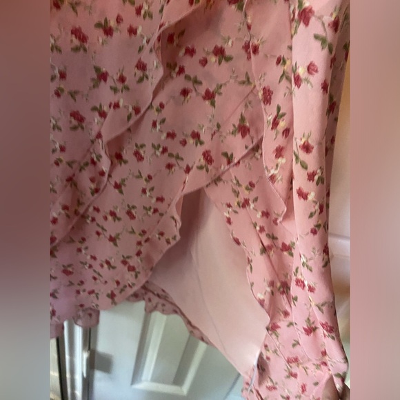 Floral ruffle spaghetti strap dress by Yesstyle size Small - Picture 5 of 6